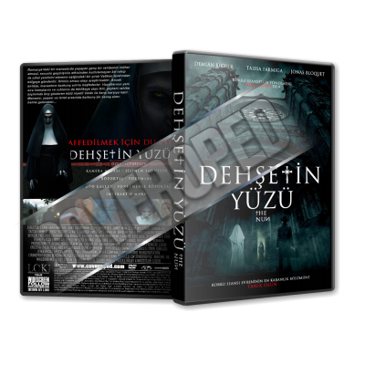 Dehşetin Yüzü - The Nun 2018 V1 Türkçe Dvd Cover Tasarımı